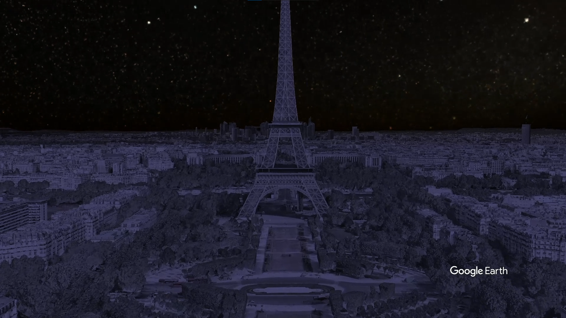 Guruji8Earth Eiffel Night